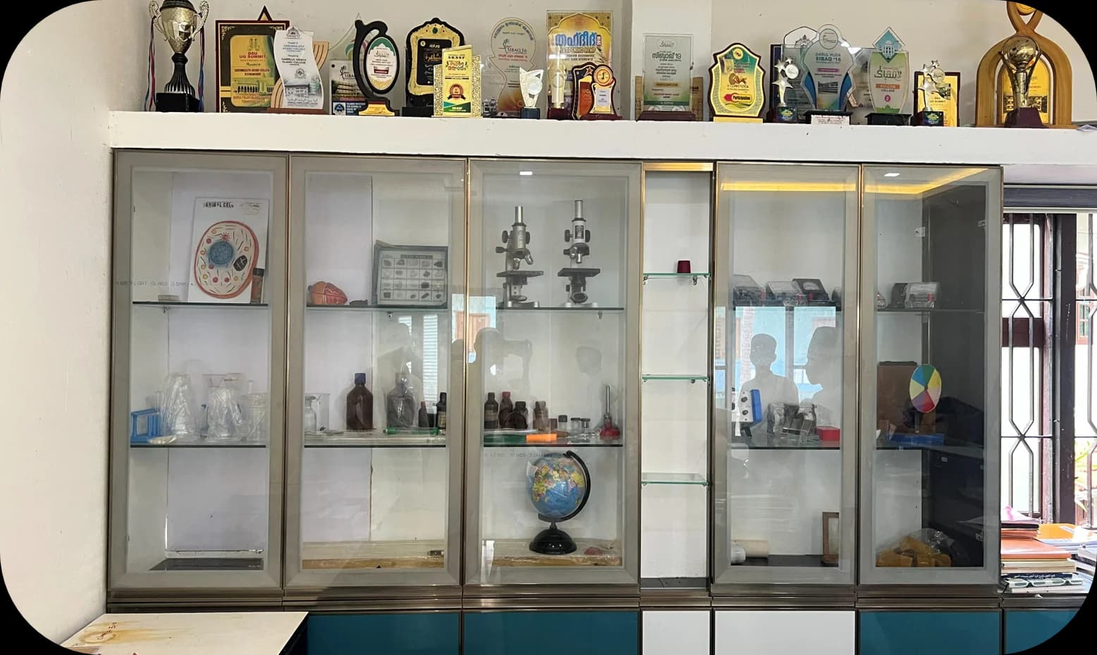 DNAC Advanced Science Laboratory apparatus cabinets and equipment